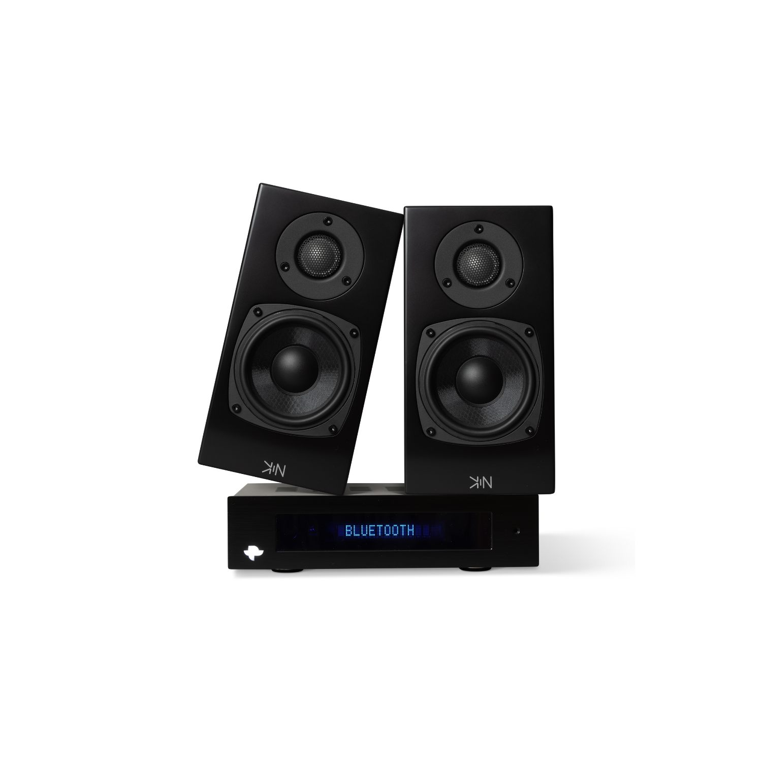 KIN by Totem AMP & ONE Bookshelf Speaker Combo - Black