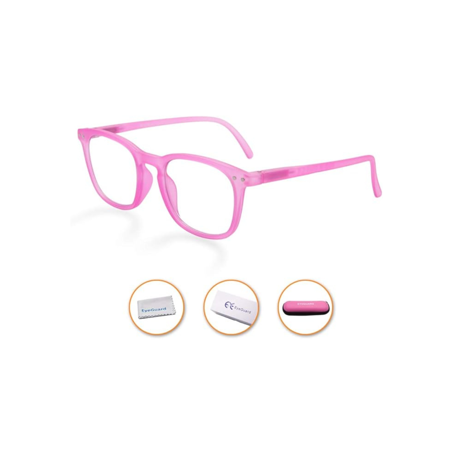 EYEGUARD Blue Light Blocking Computer Glasses for Kids,UV Protection Anti Eyestrain Lens for Boys and Gilrs(5-12 Years Old)