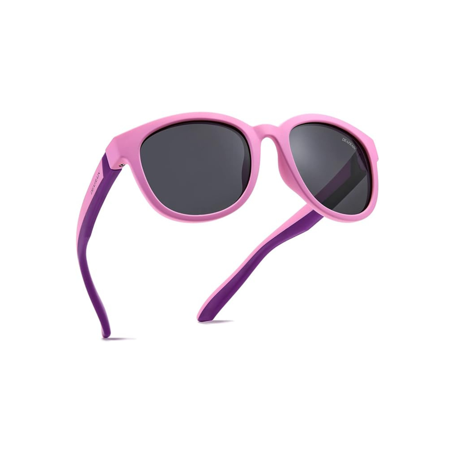 DEAFRAIN Kids Sunglasses Polarized Sport TPEE Unbreakable Flexible UV Protection for Boys Girls Age 6-12