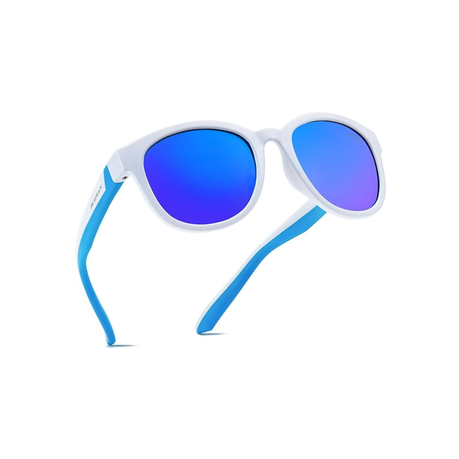 DEAFRAIN Kids Sunglasses Polarized Sport TPEE Unbreakable Flexible UV Protection for Boys Girls Age 6-12