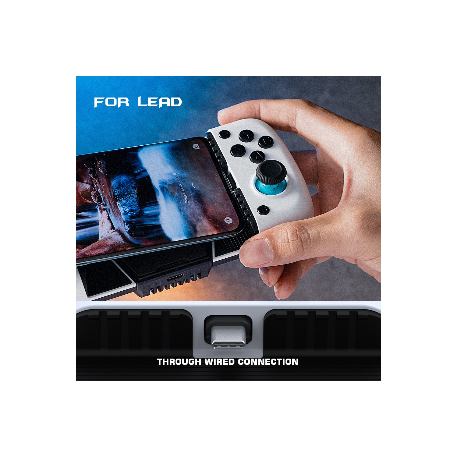 Manette de jeu X3 Type-C de GameSir, manette de jeu mobile pour téléphone Android avec ventilateur