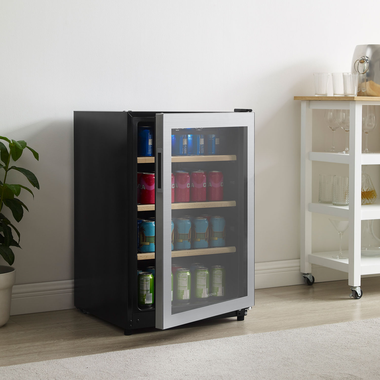 Insignia 130-Can Freestanding Beverage Cooler - Only at Best Buy