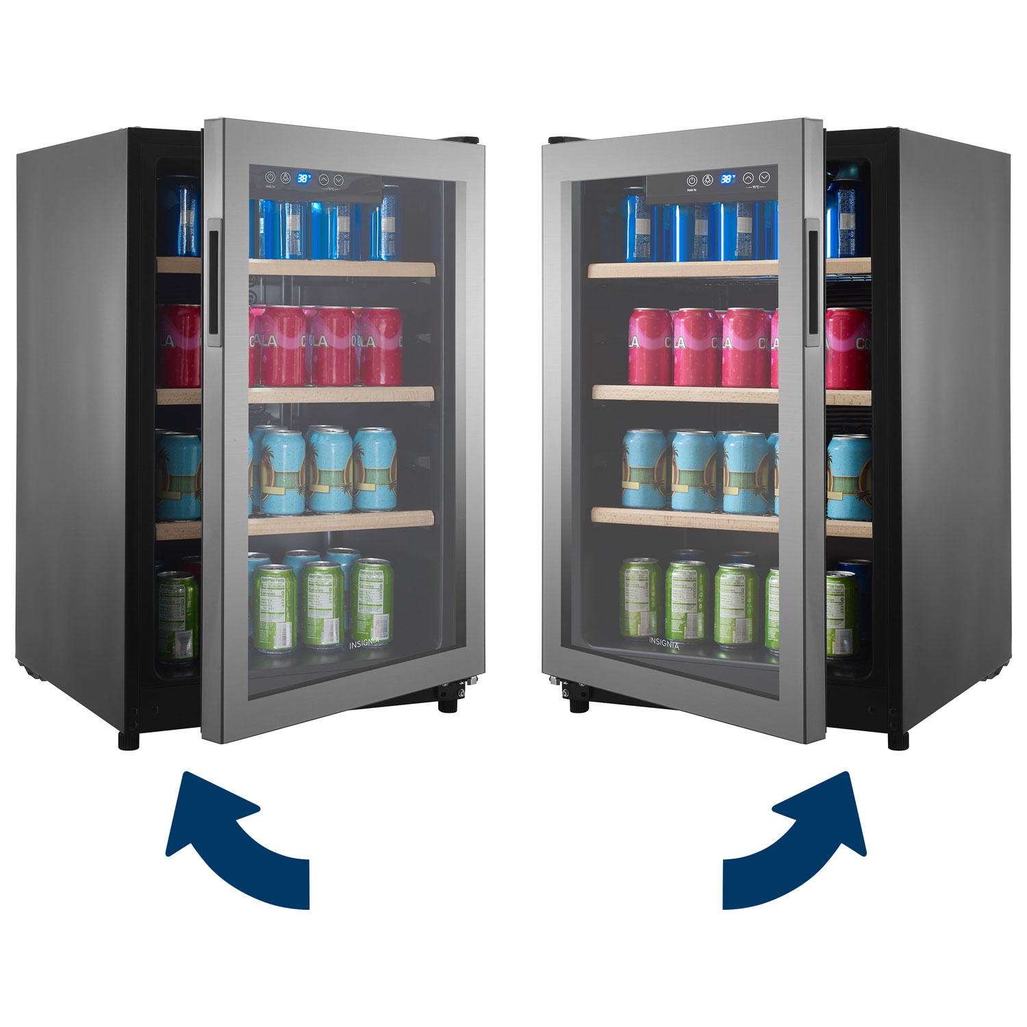 Insignia 130-Can Freestanding Beverage Cooler - Only at Best Buy