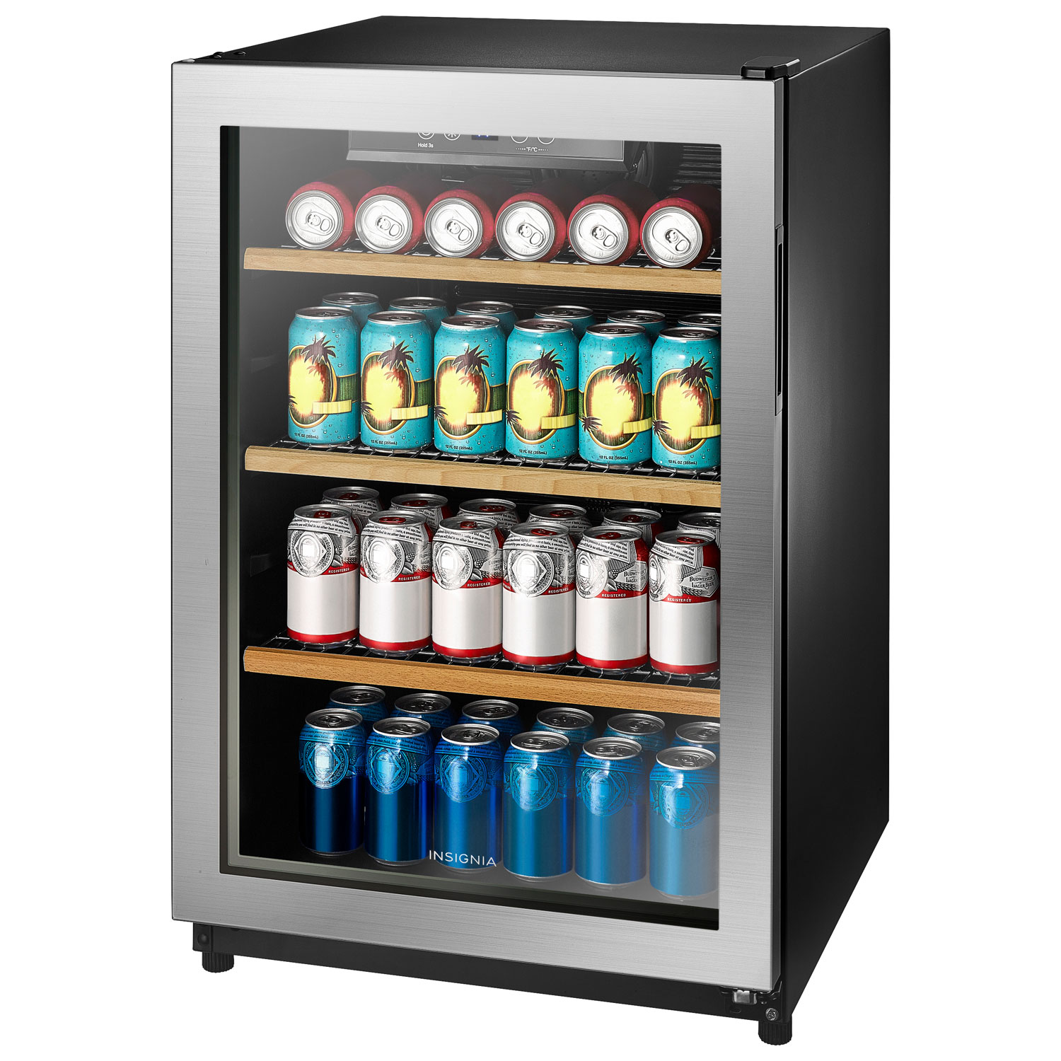 Insignia 130-Can Freestanding Beverage Cooler - Only at Best Buy