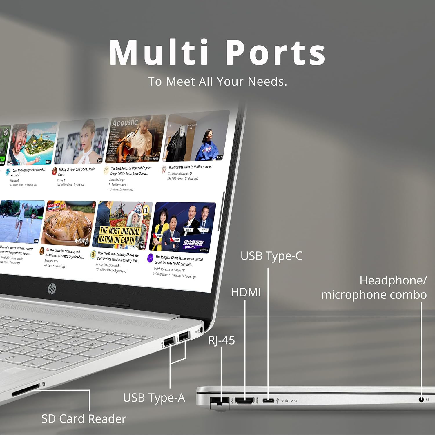 HP 15.6" FHD Everyday Slim Business Laptop, Intel i3-1115G4, 1TB PCIe SSD, 16GB DDR4 RAM, Intel UHD Graphics, Windows 10 S, Natural Silver, 32GB