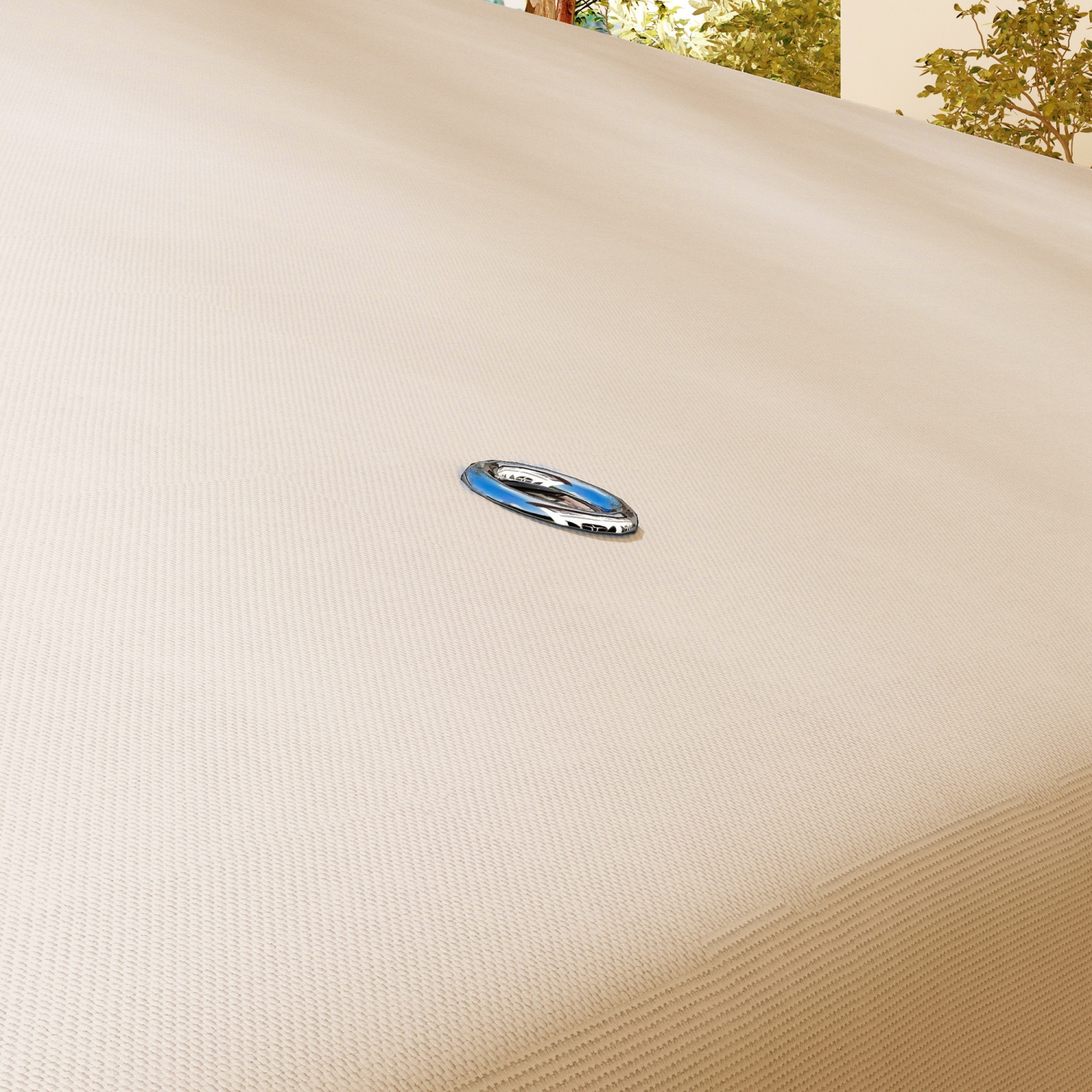 Auvent de rechange Outsunny pour abri de jardin de 13 x 10 pi, housse de toit pour abri de jardin avec double évent pour TOIT extérieur de jardin