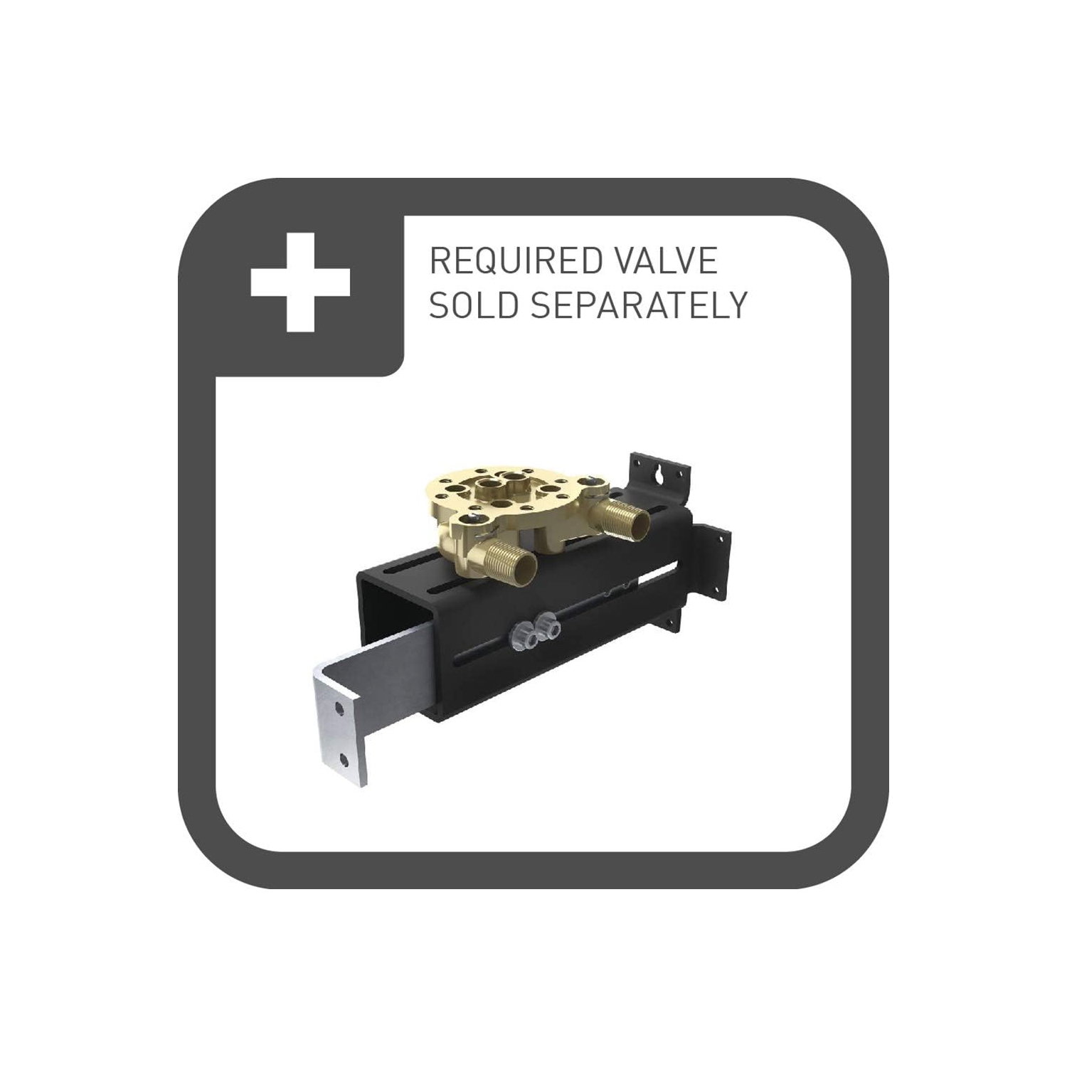 Moen – Bouchon de remplissage de sol autoportant à une poignée Align 395, avec douche à main, chrome