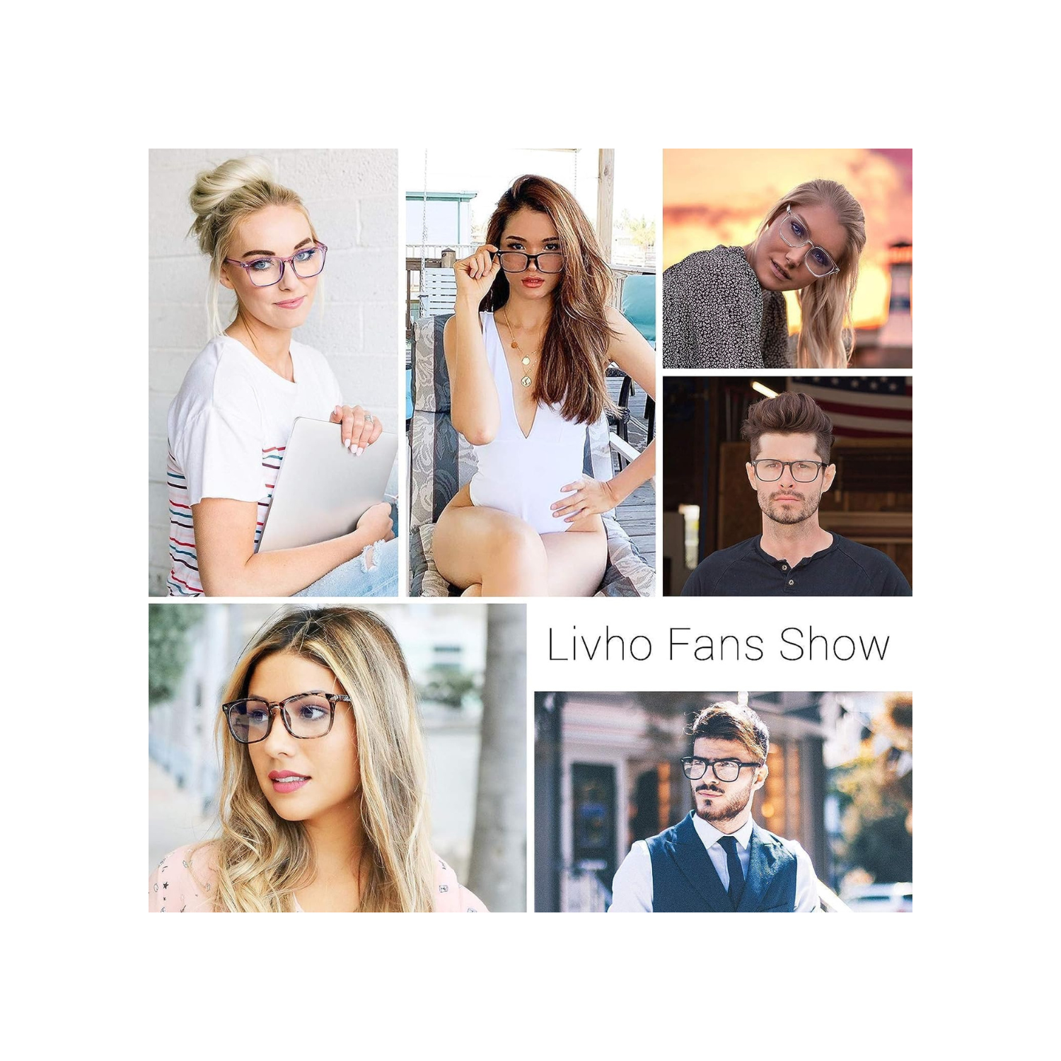 Blue Light Blocking Glasses Computer Glasses for Women and Men Eyewear Frame Bluelight Glasses and UV Glare