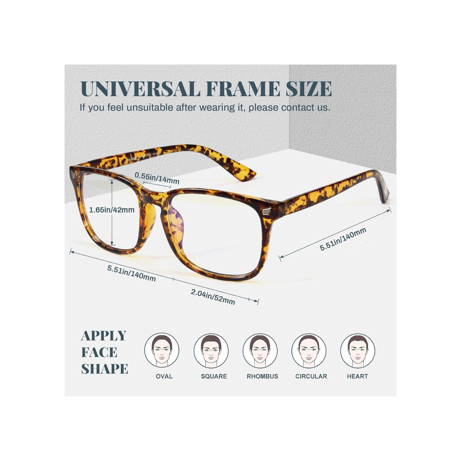 Blue Light Blocking Glasses Computer Glasses for Women and Men Eyewear Frame Bluelight Glasses and UV Glare