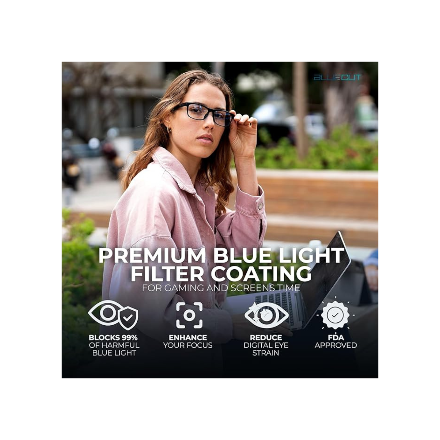 Blue Light Blocking Glasses for Men/Women Anti-Fatigue Computer Monitor Gaming Glasses Video Gamer Glasses