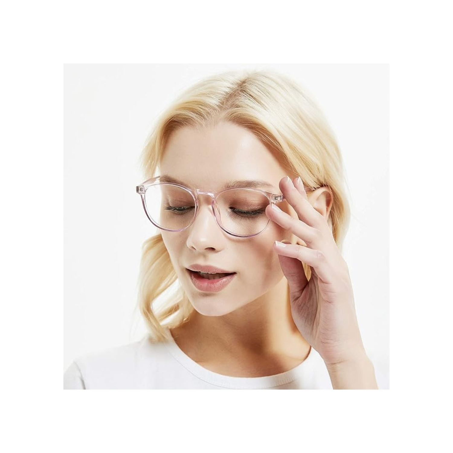 FEIYOLD Blue Light Blocking Glasses Women/Men for Computer Use, Lightweight Anti Eyestrain Gaming Glasses(2Pack)