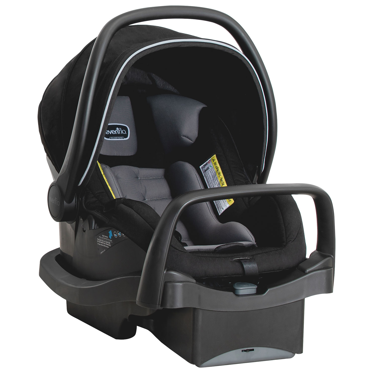 Evenflo Pivot Xpand Modular Travel System with LiteMax Infant Car Seat - Ayrshire Black