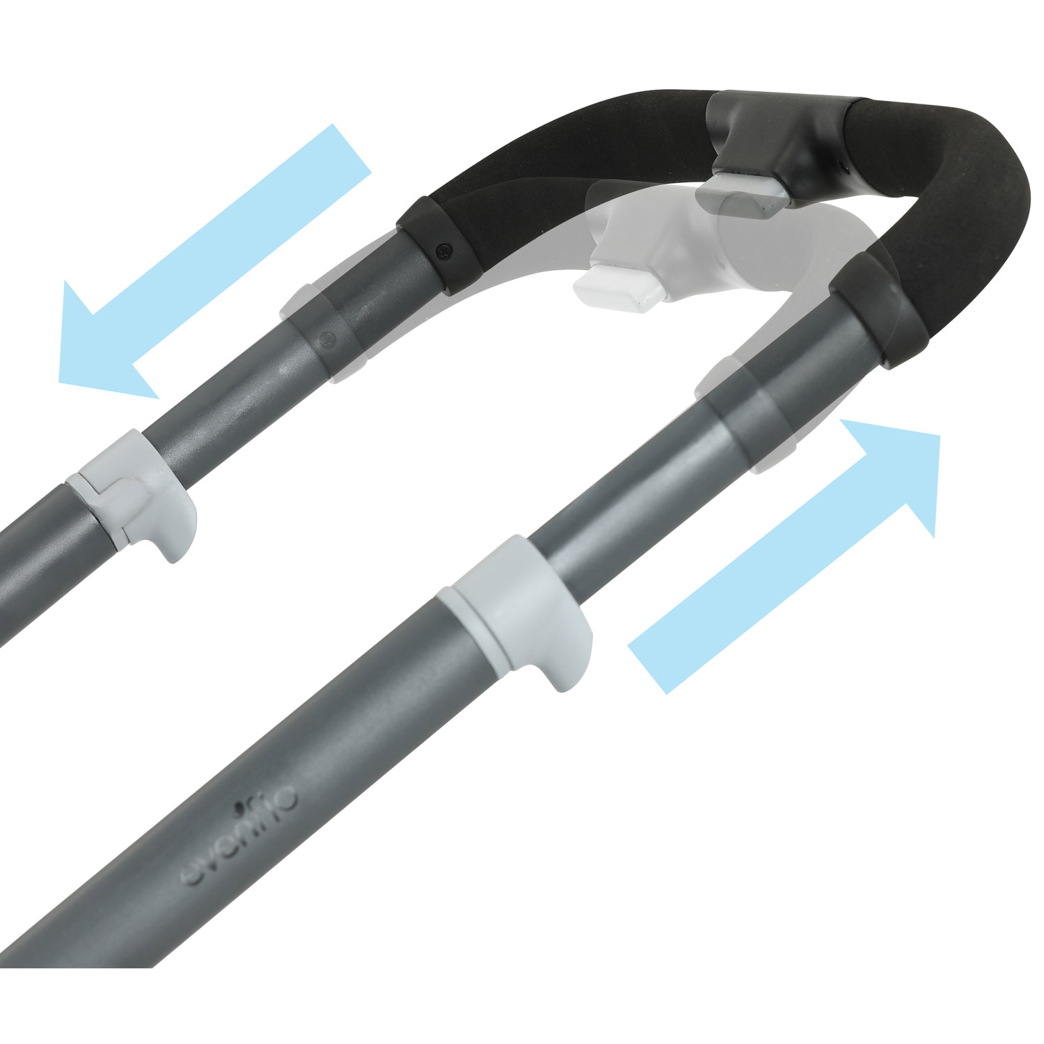 Evenflo Pivot Xpand Modular Travel System with LiteMax Infant Car Seat - Ayrshire Black