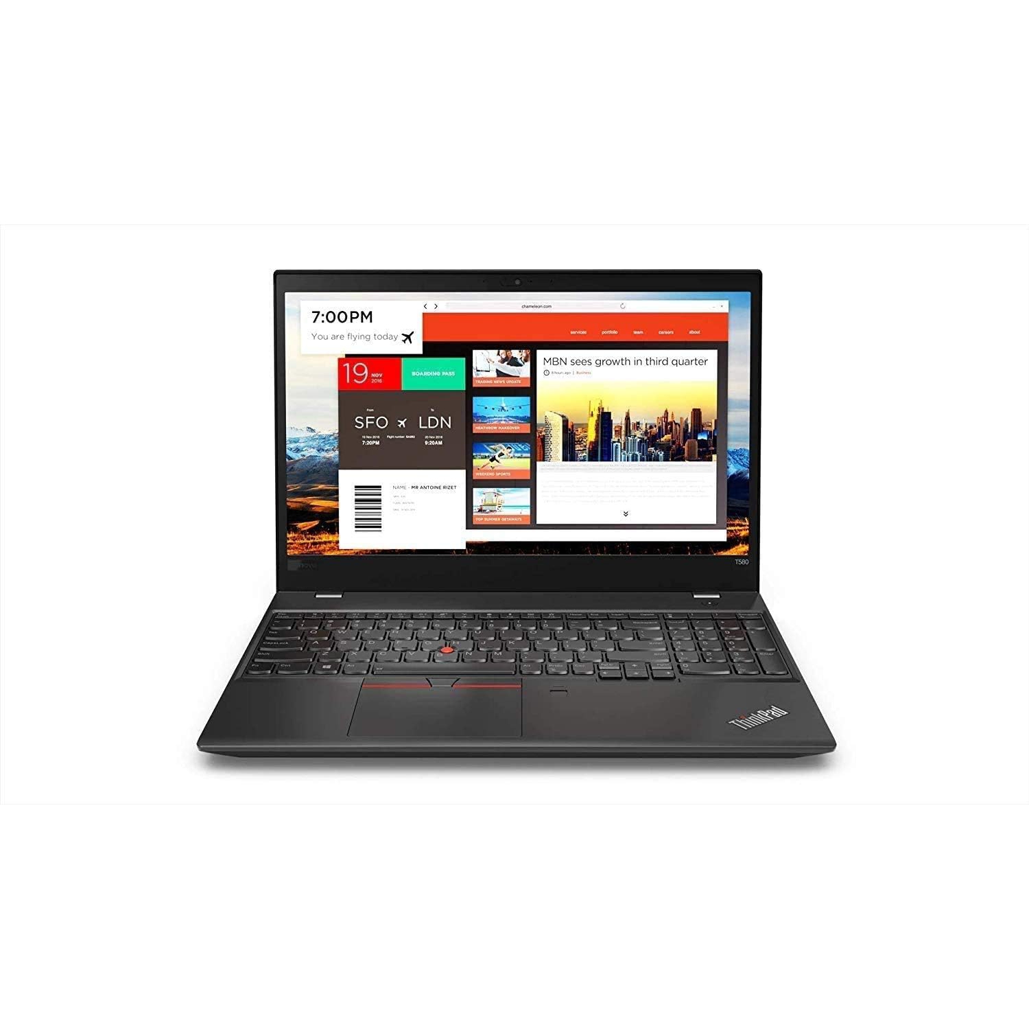 Refurbished LENOVO ThinkPad T580, 15.6" FHD,i5-8350U , 16GB, 256GB, PCIe, 2 Years Warranty, 100474