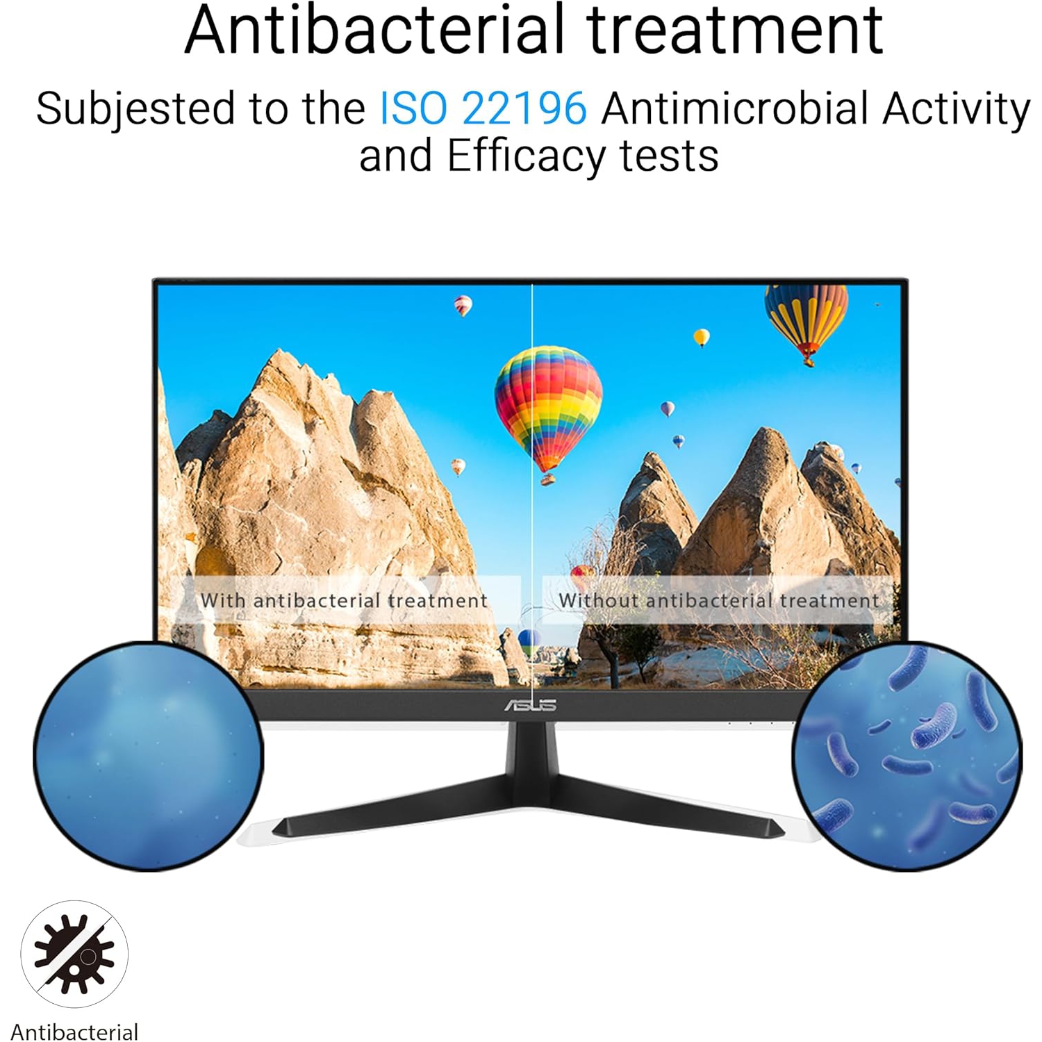 Moniteur de jeu 100&nbsp;Hz de 21 45&nbsp;po VY229HF Eye Care d'ASUS