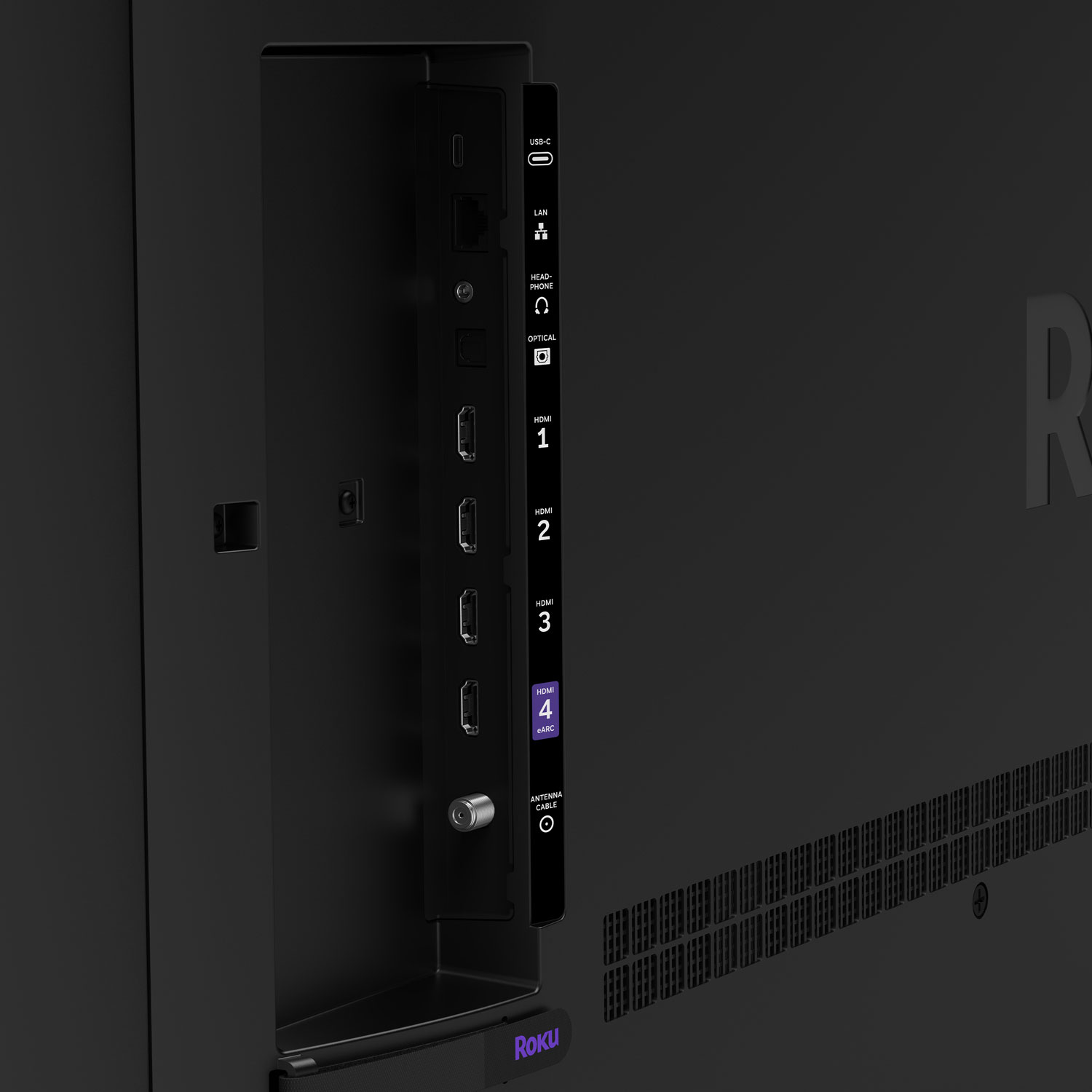 Téléviseur intelligent Roku Mini-DEL QLED HDR 4K de 55 po Série Plus Roku - 2025 - Exclusivité Best Buy