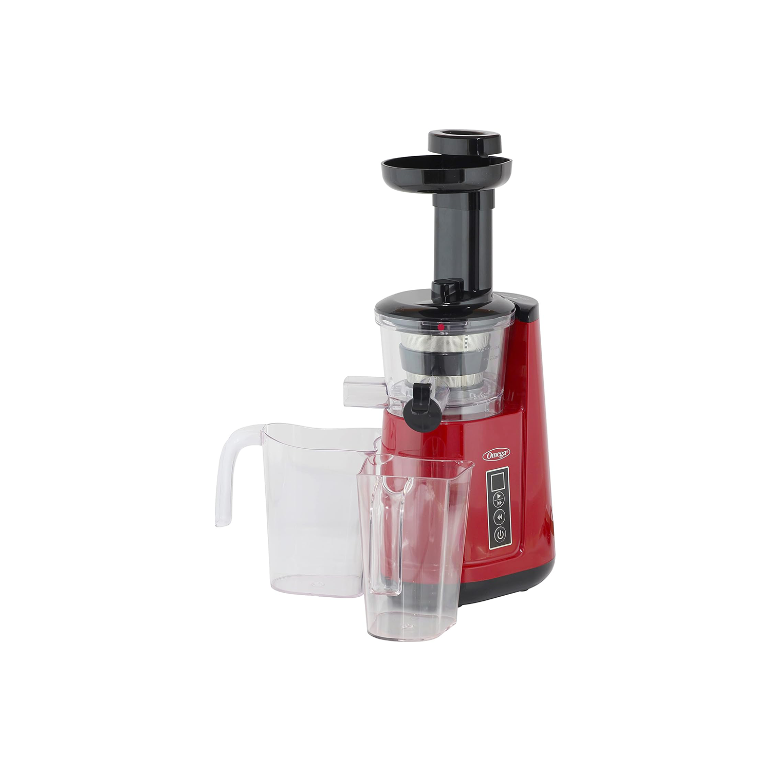 (Refurbished Good) Omega JC3000RD13 Vertical Masticating Juicer - RED
