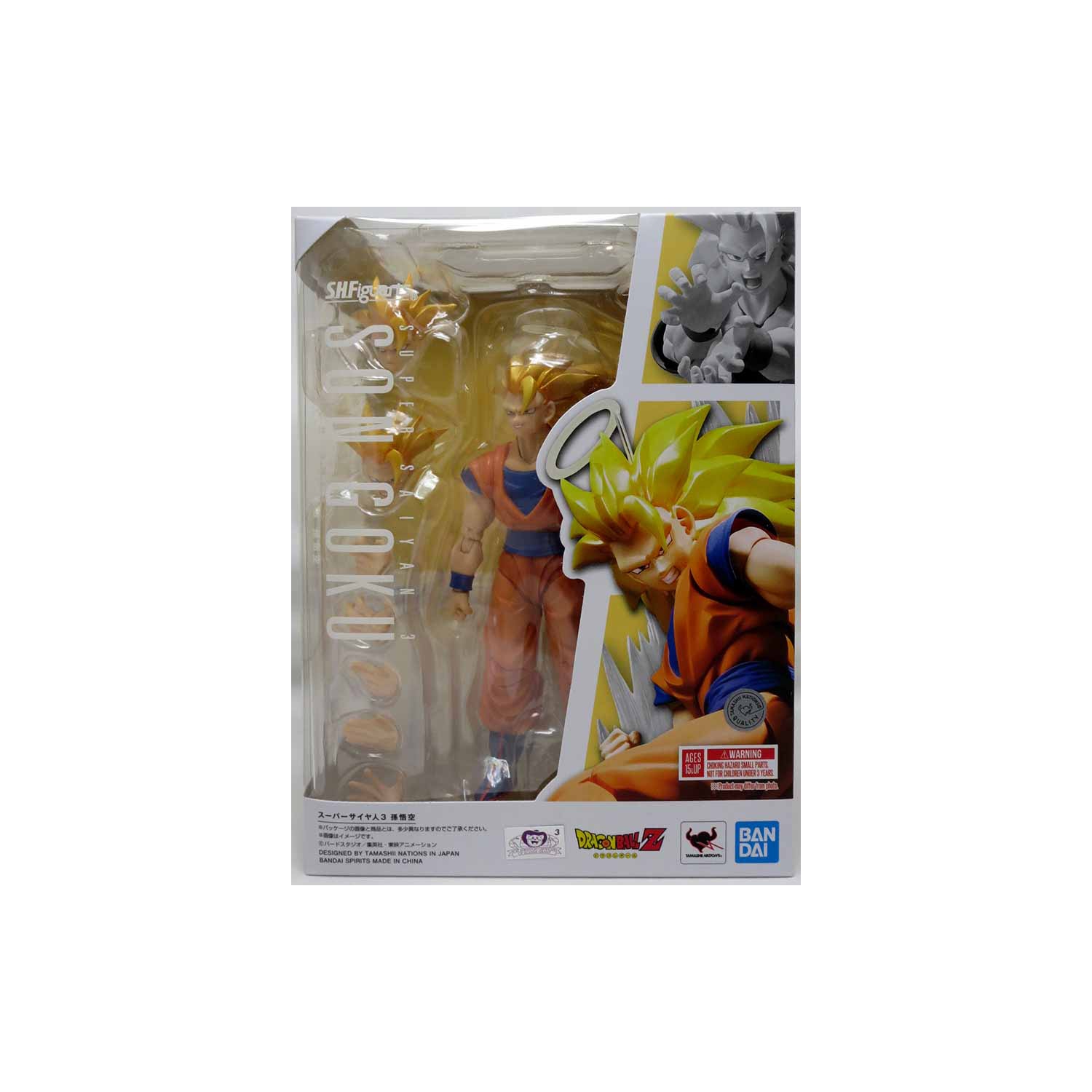 Dragonball Super 6 Inch Action Figure S.H. Figuarts - Super Saiyan 3 Son Goku (Reissue V2)