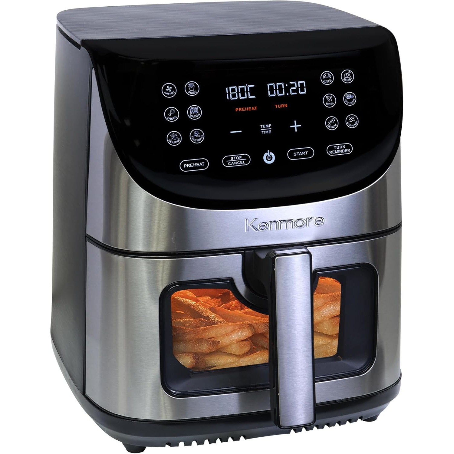 Kenmore Air Fryer Digital Touch Screen Stainless Steel