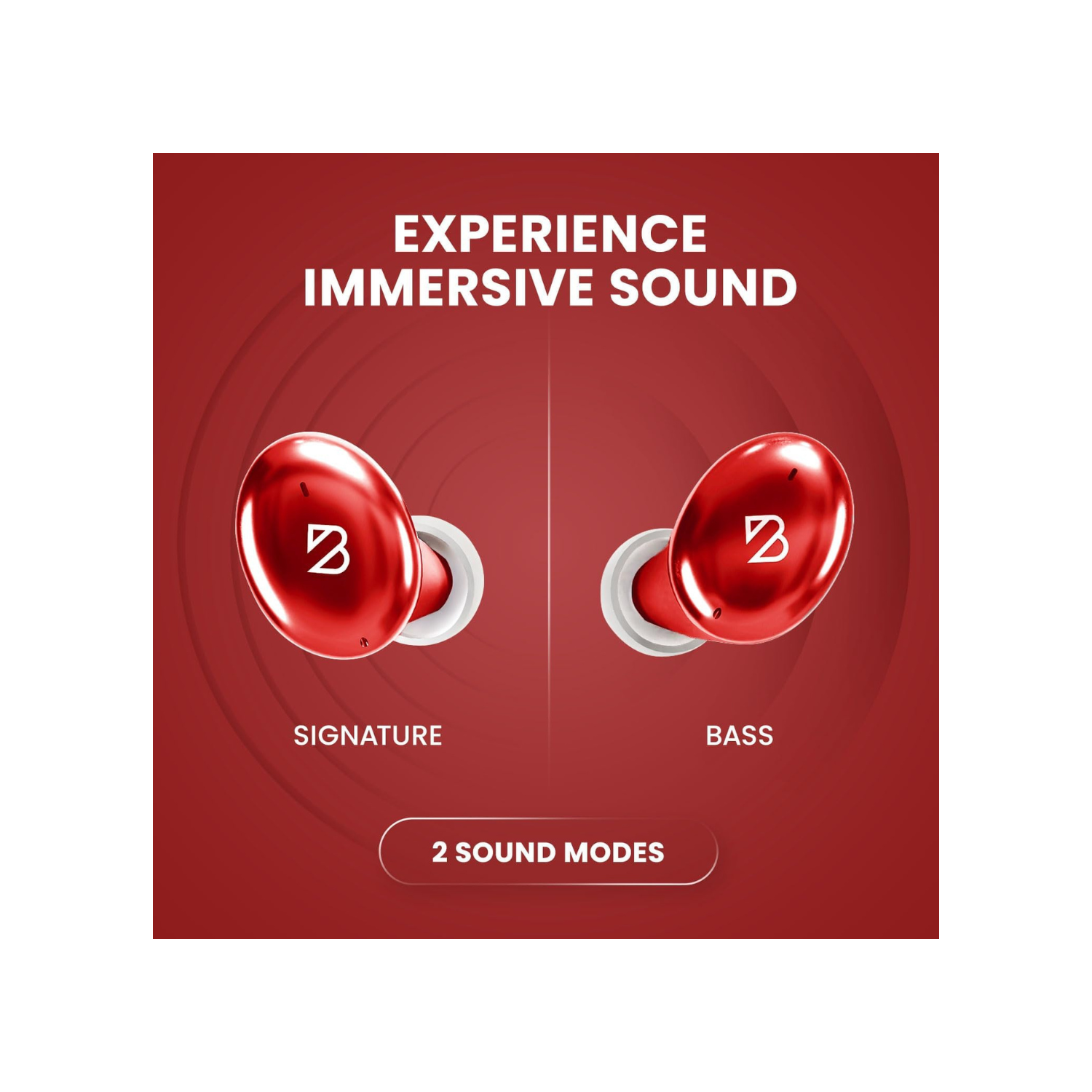 Tempo 30 Wireless Earbuds for Small Ears with Premium Sound, Comfortable Bluetooth Ear Buds for Women and Men, Black Earphones for Small Ear Canals