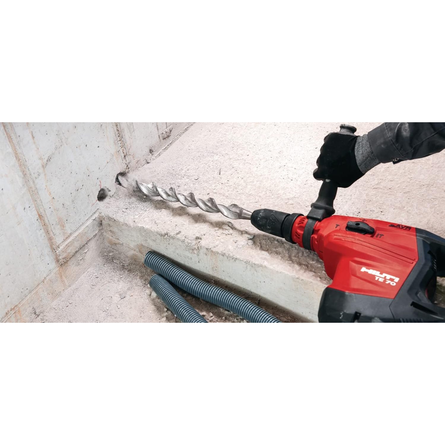 Hilti SDS Max Hammer Drill Bit TE-YX 13/16"-21", Faster, Longer-Lasting and More Reliable bits for rebar
