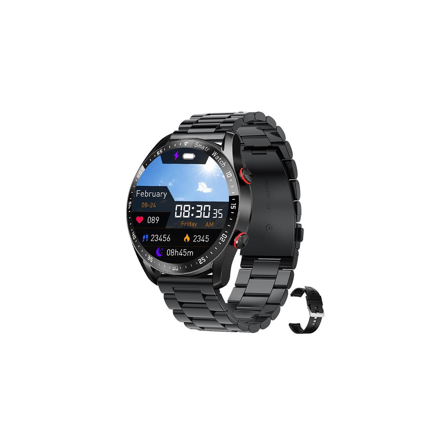 YONWAY ECG+PPG Bluetooth Call Smart Watch Men Laser Health Blood Pressure Fitness Sports Watches Man Sports Waterproof Smartwatch