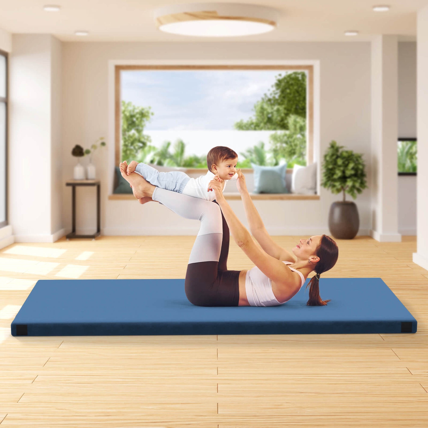 Goplus Memory Foam Camping Mattress with Anti-slip Bottom Travel Bag for Outdoor Sleeping