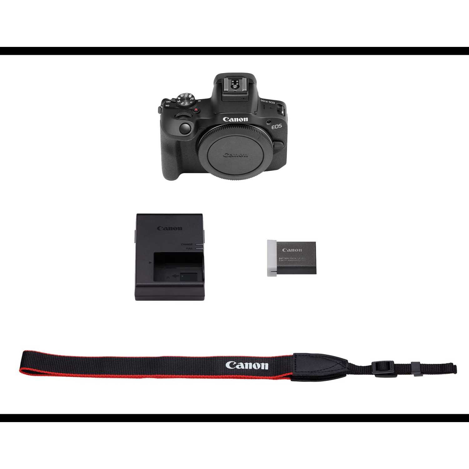 Refurbished - Canon EOS R100 Mirrorless Camera, RF Mount, 24.1 MP, DIGIC 8 Image Processor, Continuous Shooting, Eye Detection AF, Full HD Video, 4K,