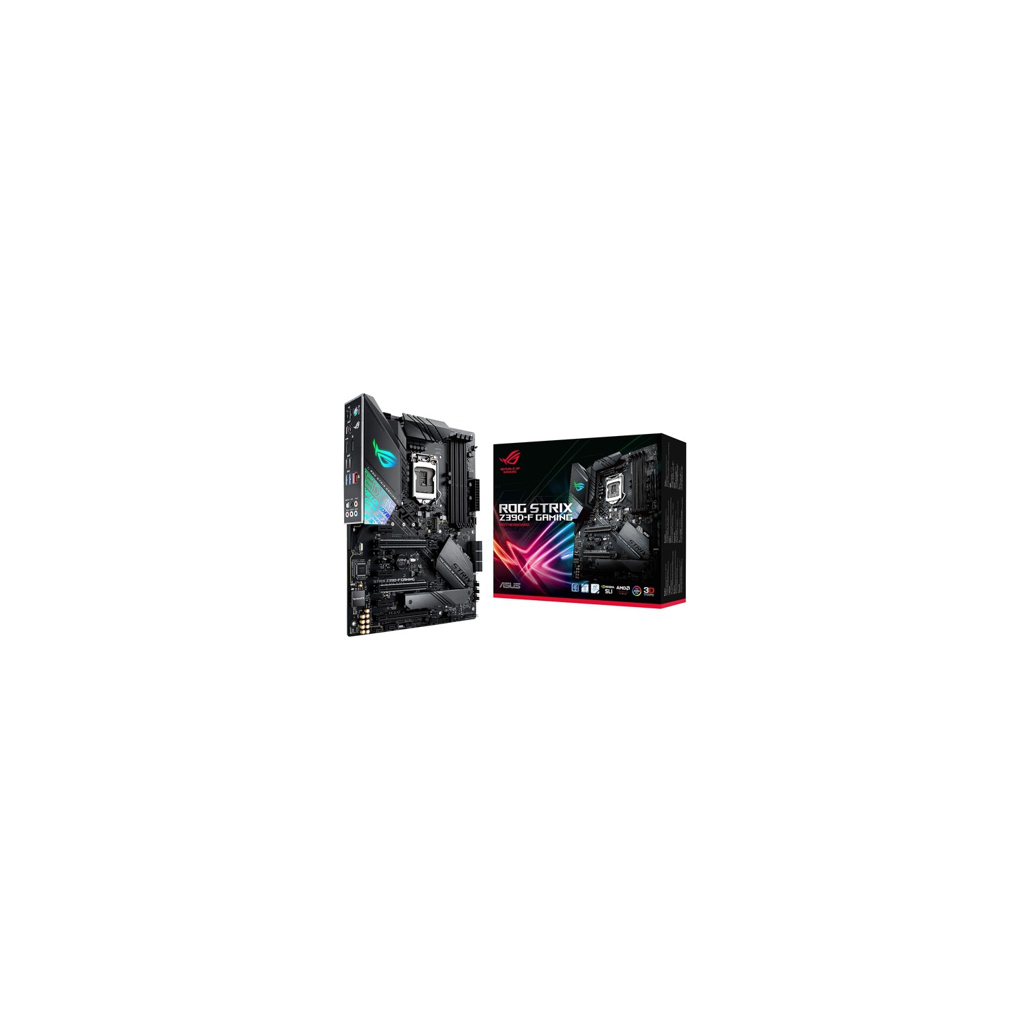ASUS ROG Strix Z390-F Gaming Motherboard LGA1151 (Intel 8th and 9th Gen) ATX DDR4 DP HDMI M.2 USB 3.1 Gen2 Gigabit LAN