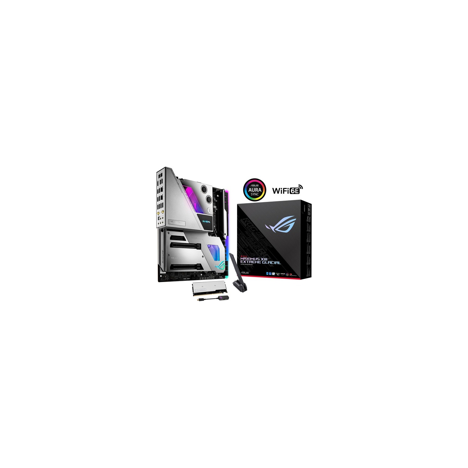 ASUS ROG Maximus XIII Extreme Glacial LGA 1200 Intel Z590 SATA 6Gb/s Extended ATX Intel Motherboard