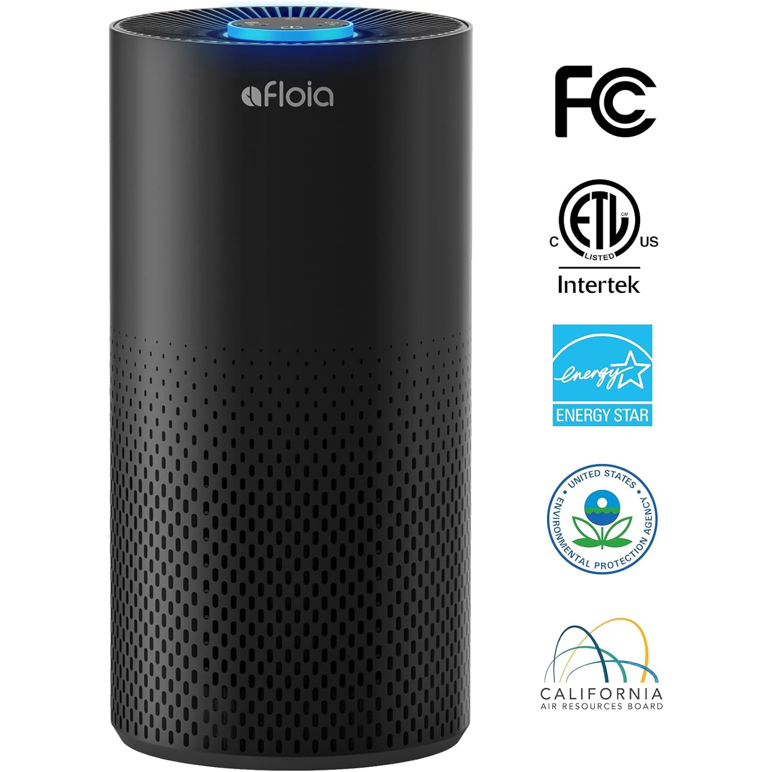 Afloia Kilo Air Purifier for Home Large Room Up to 1076 Sq. Ft. –7-Color Night Light – Removes Dust, Smoke, Pollen, Mold & Dander