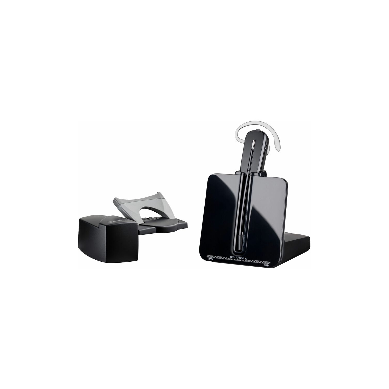 Refurbished - HP Poly CS540A On-Ear Noise Cancelling Headset with Lifter - Black