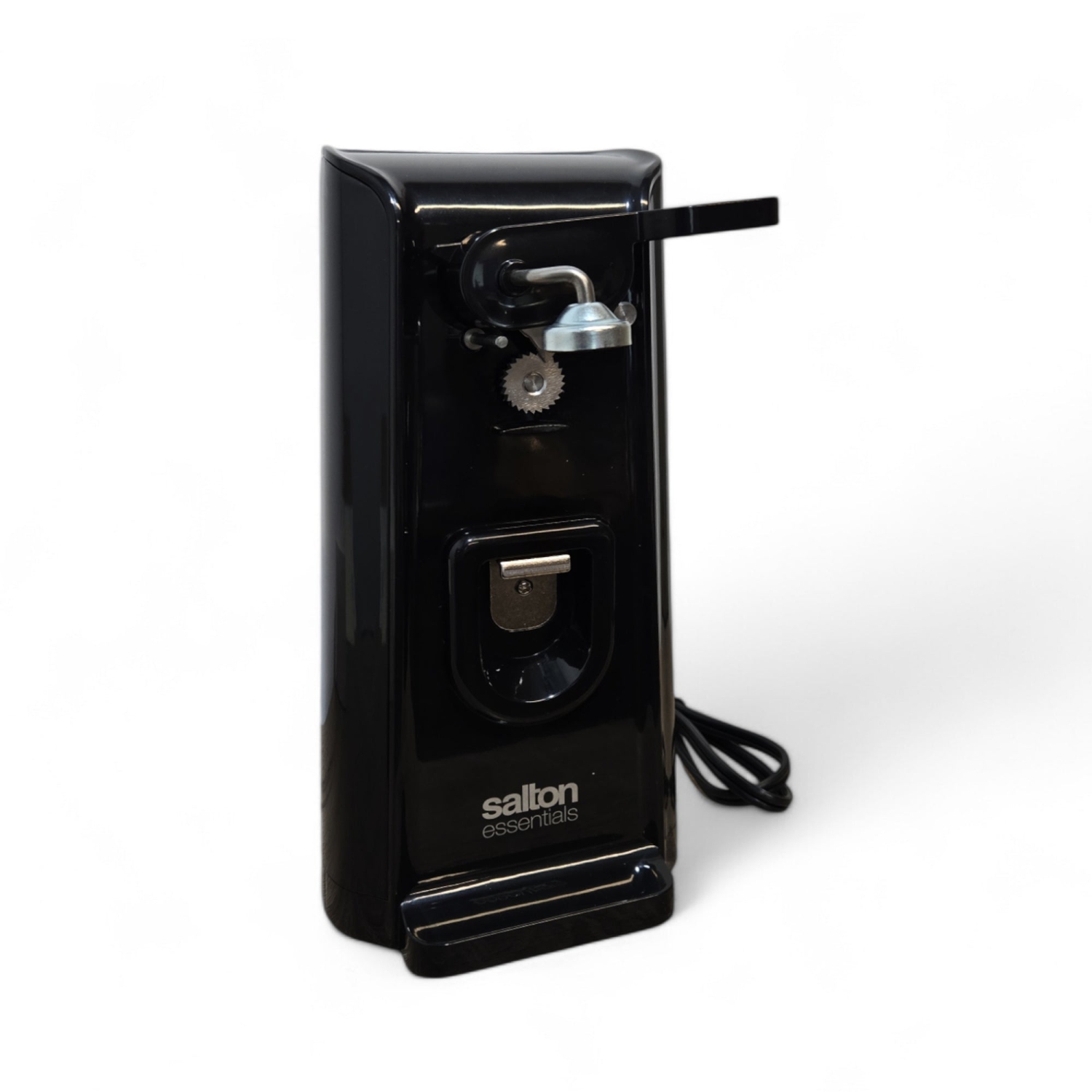 Salton Essentials – Ouvre-boîte électrique 3-en-1, noir