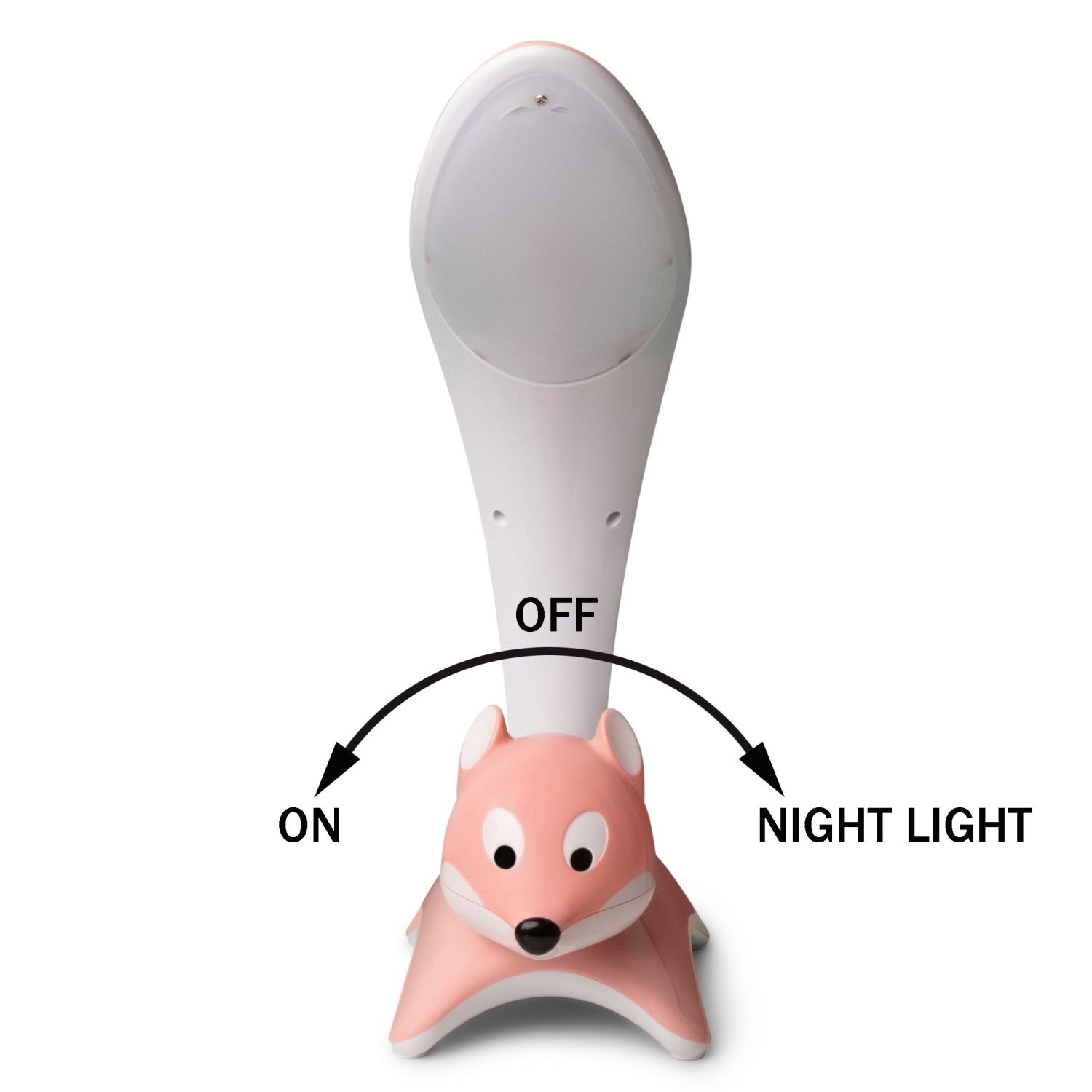 Fox Kids Desk Lamp – Cute Study Light – 8W – Pink