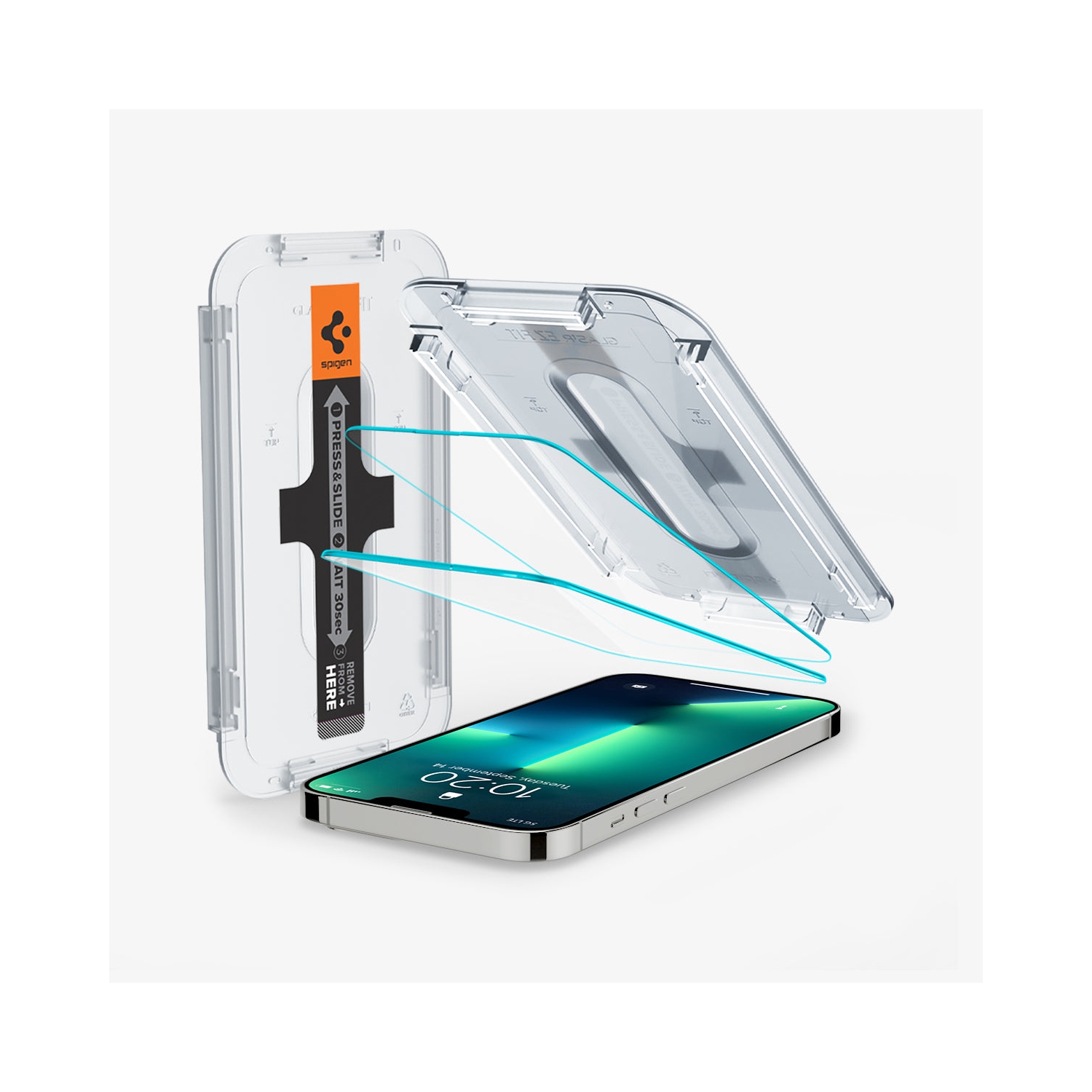 Spigen EZ Fit GLAS.TR | Protection de capteur - Protecteur d'écran - Paquet de 2