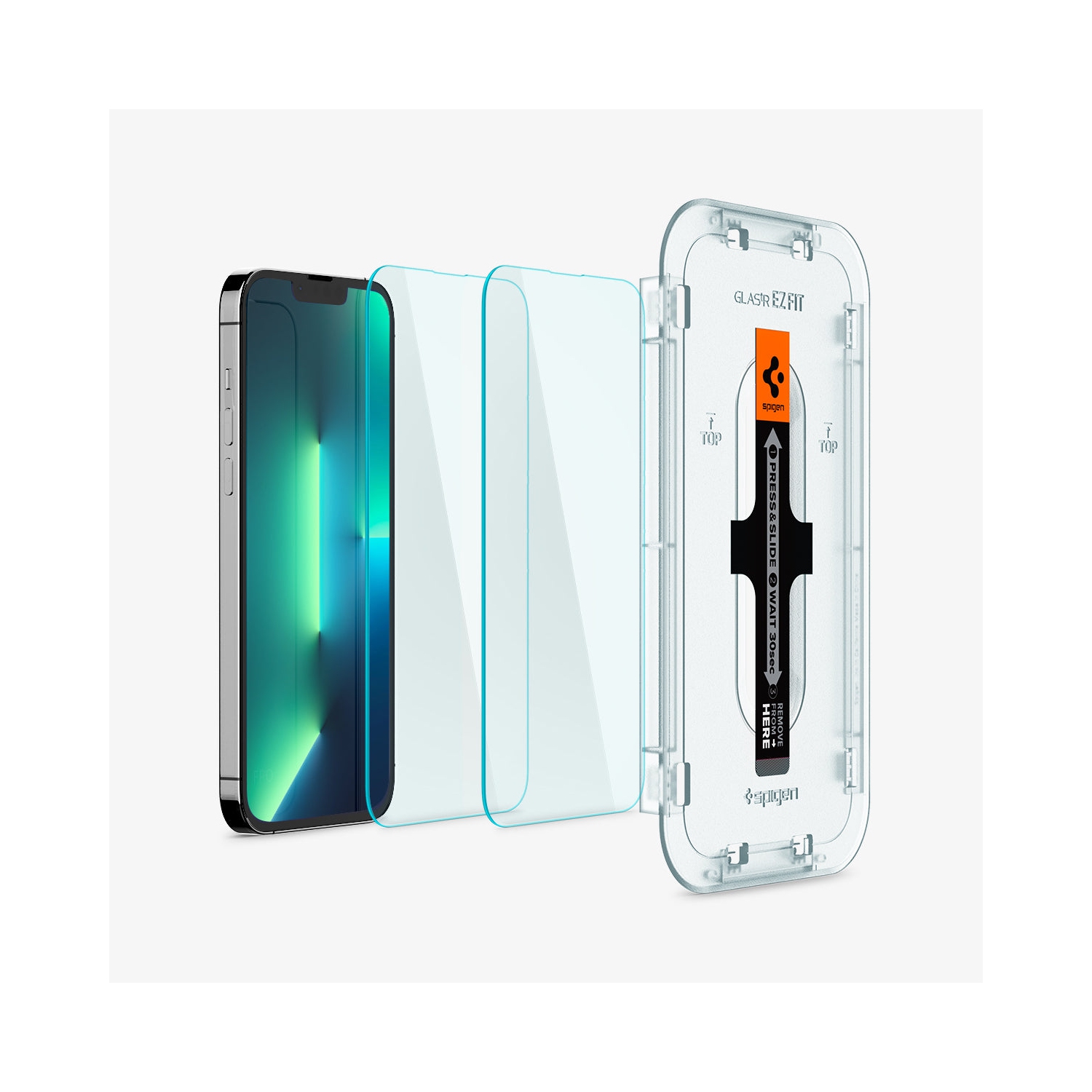 Spigen EZ Fit GLAS.TR | Protection de capteur - Protecteur d'écran - Paquet de 2