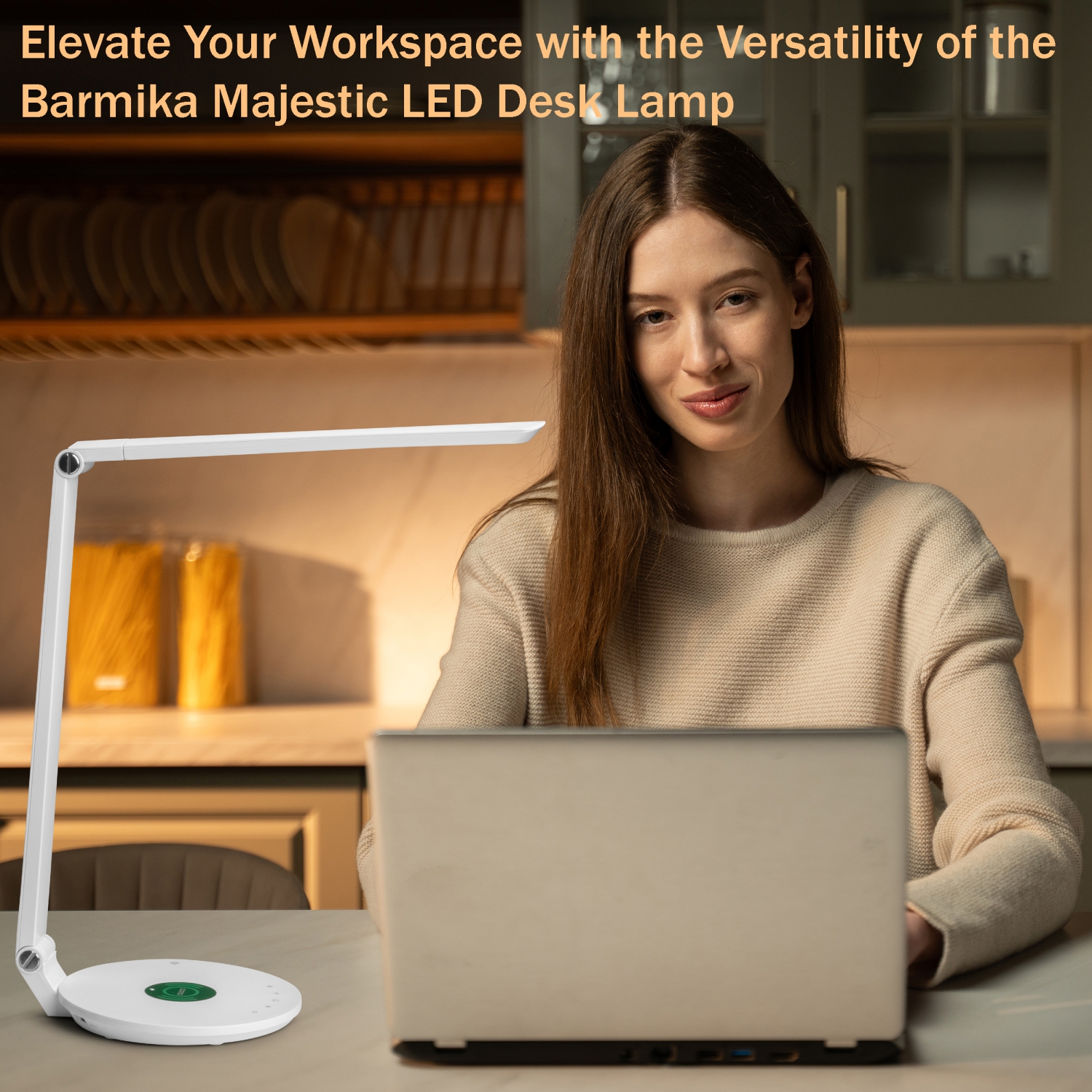 Modern Desk Lamp - Adjustable LED Light – 10W – White