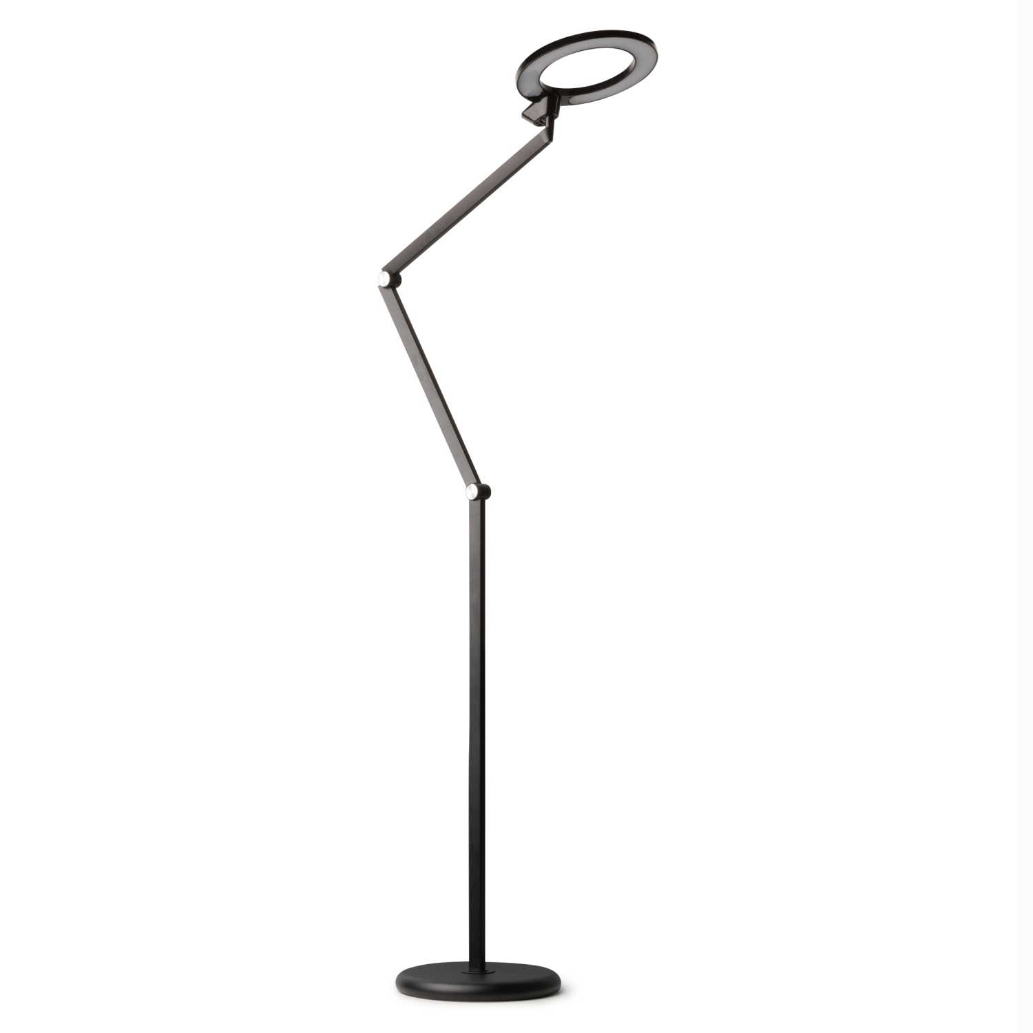 Lampadaire moderne – LED d'angle – 12&nbsp;W – Noir