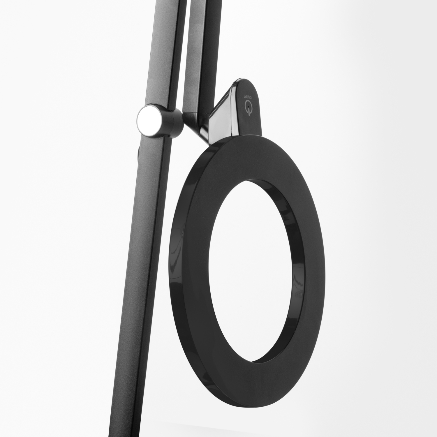 Lampadaire moderne – LED d'angle – 12 W – Noir