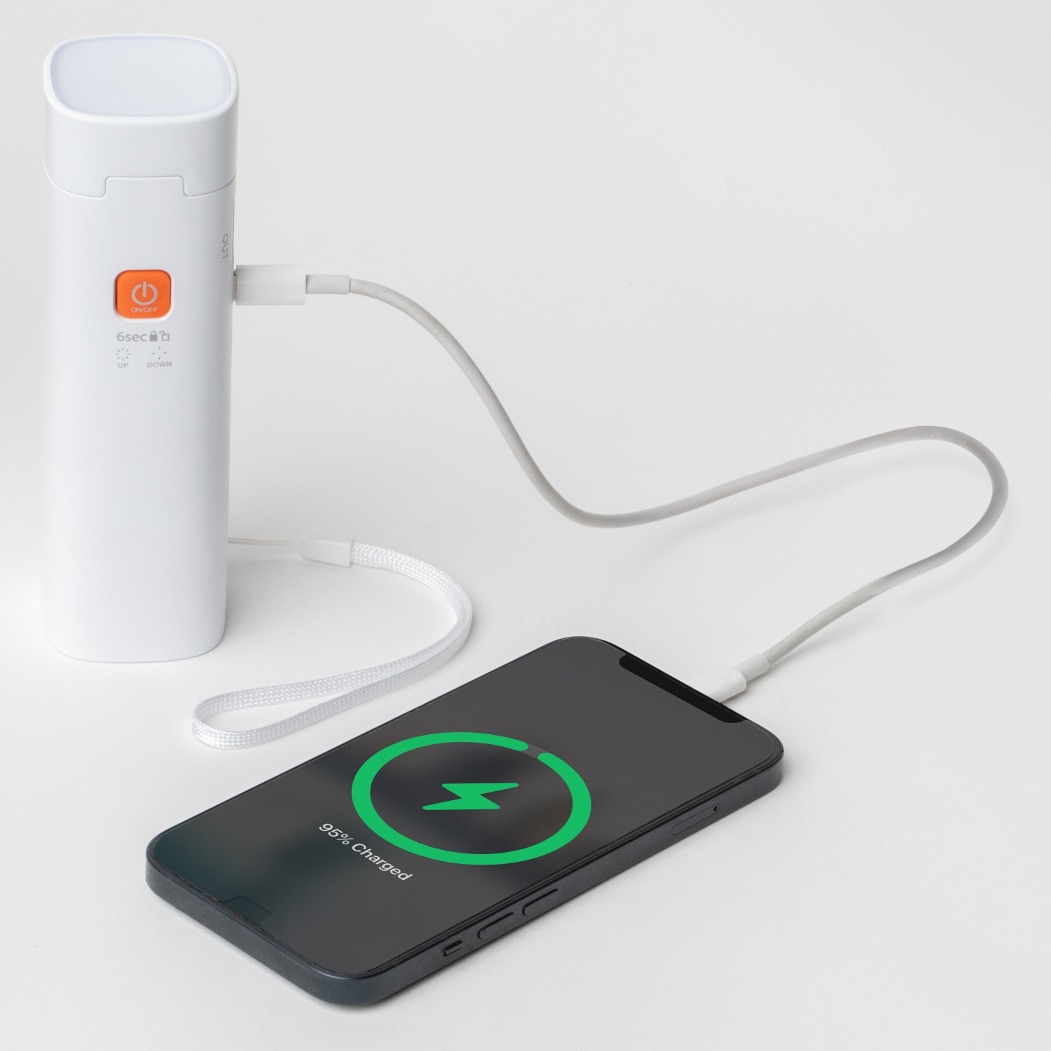 Cordless Desk Lamp – Rechargeable LED Flashlight – 3W – White