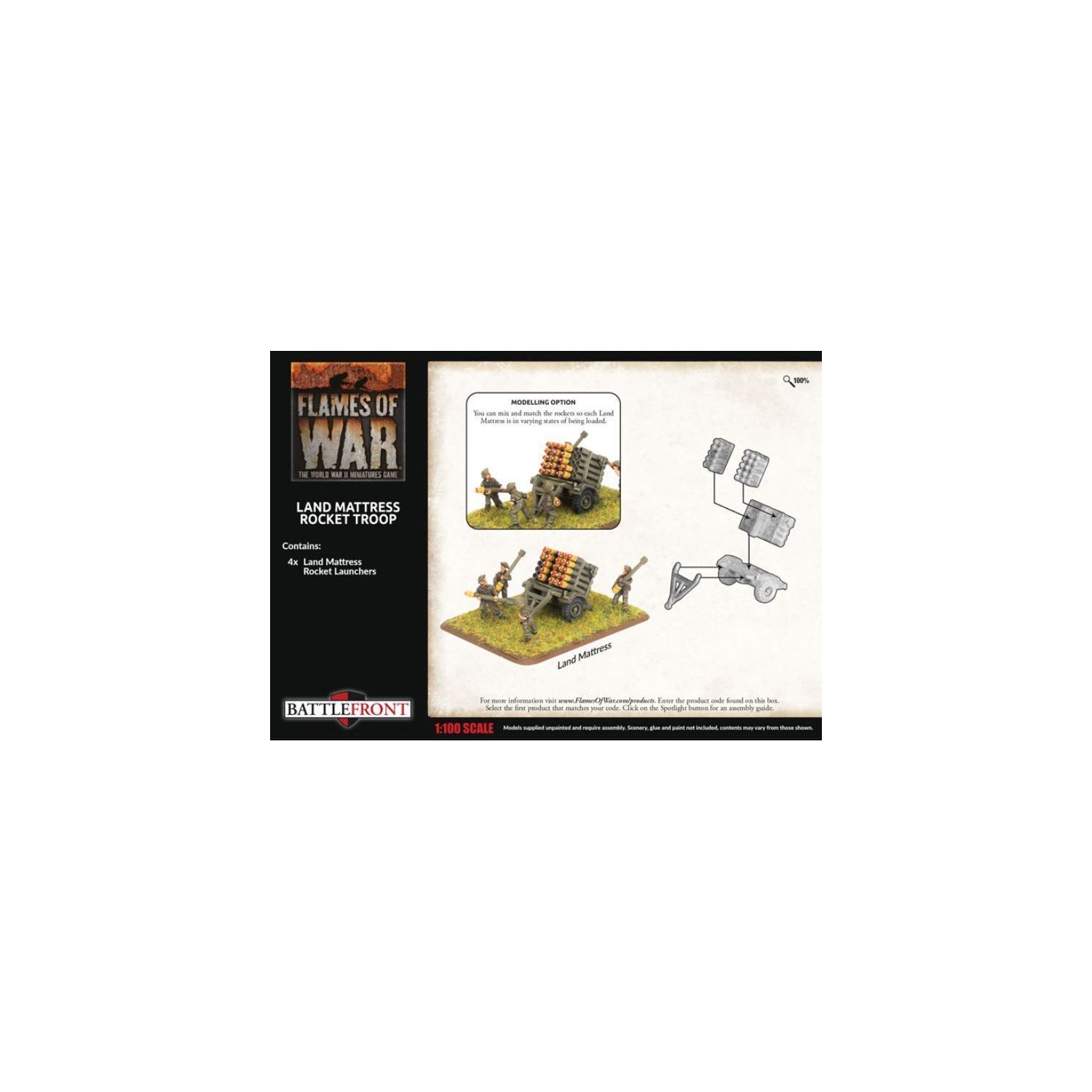 Flames of WarLand Mattress Battery New