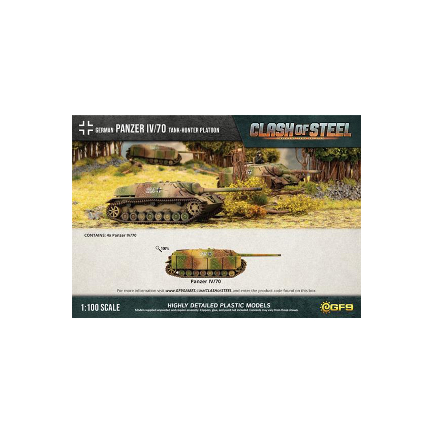 Clash of Steel Panzer IV/70 Tank-hunter Platoon