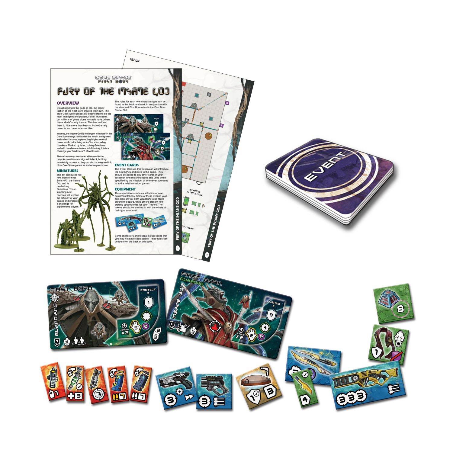 Battle Systems: Core Space Fury of the Insane God Expansion New