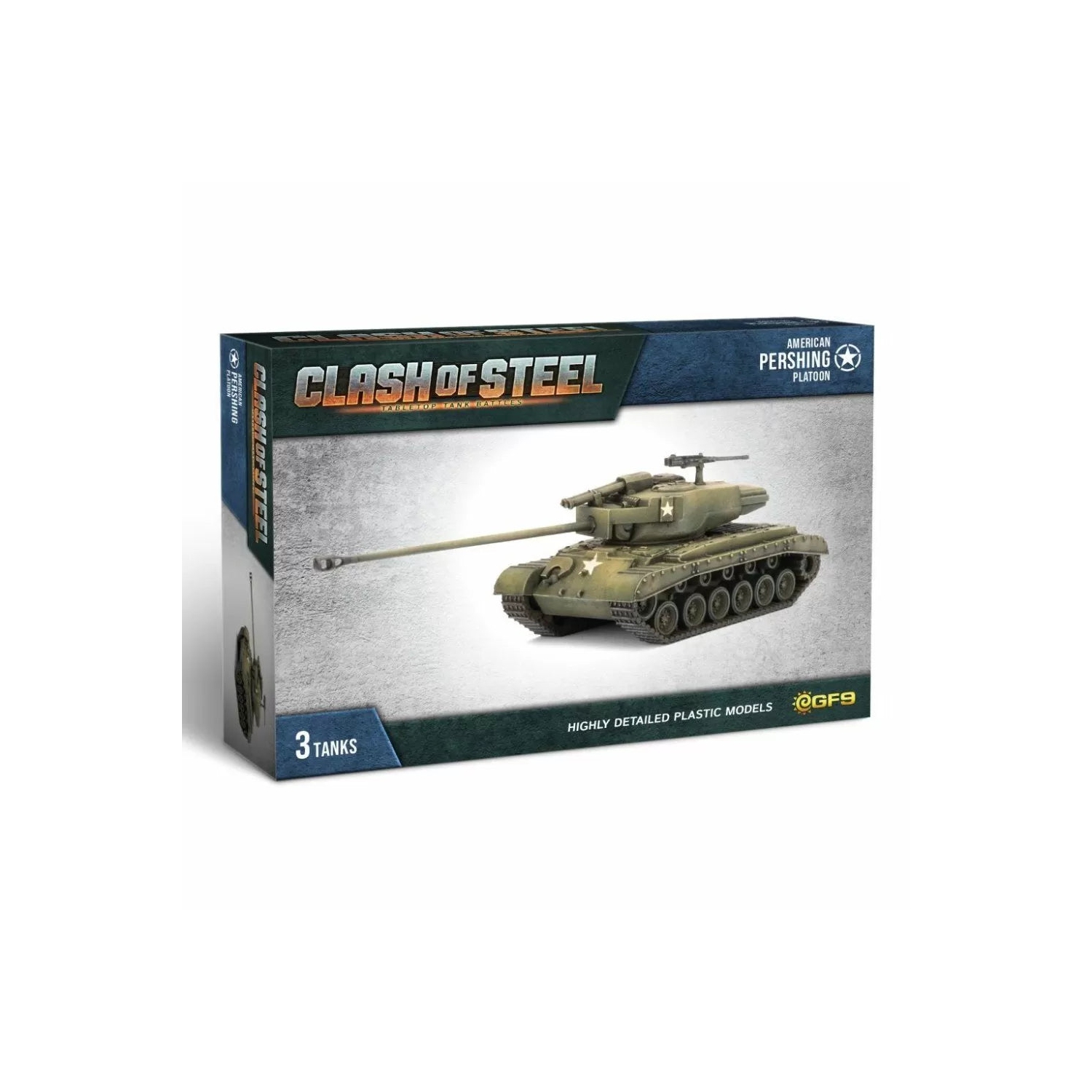 Clash of Steel M26 Pershing Tank Platoon (x3 Plastic)