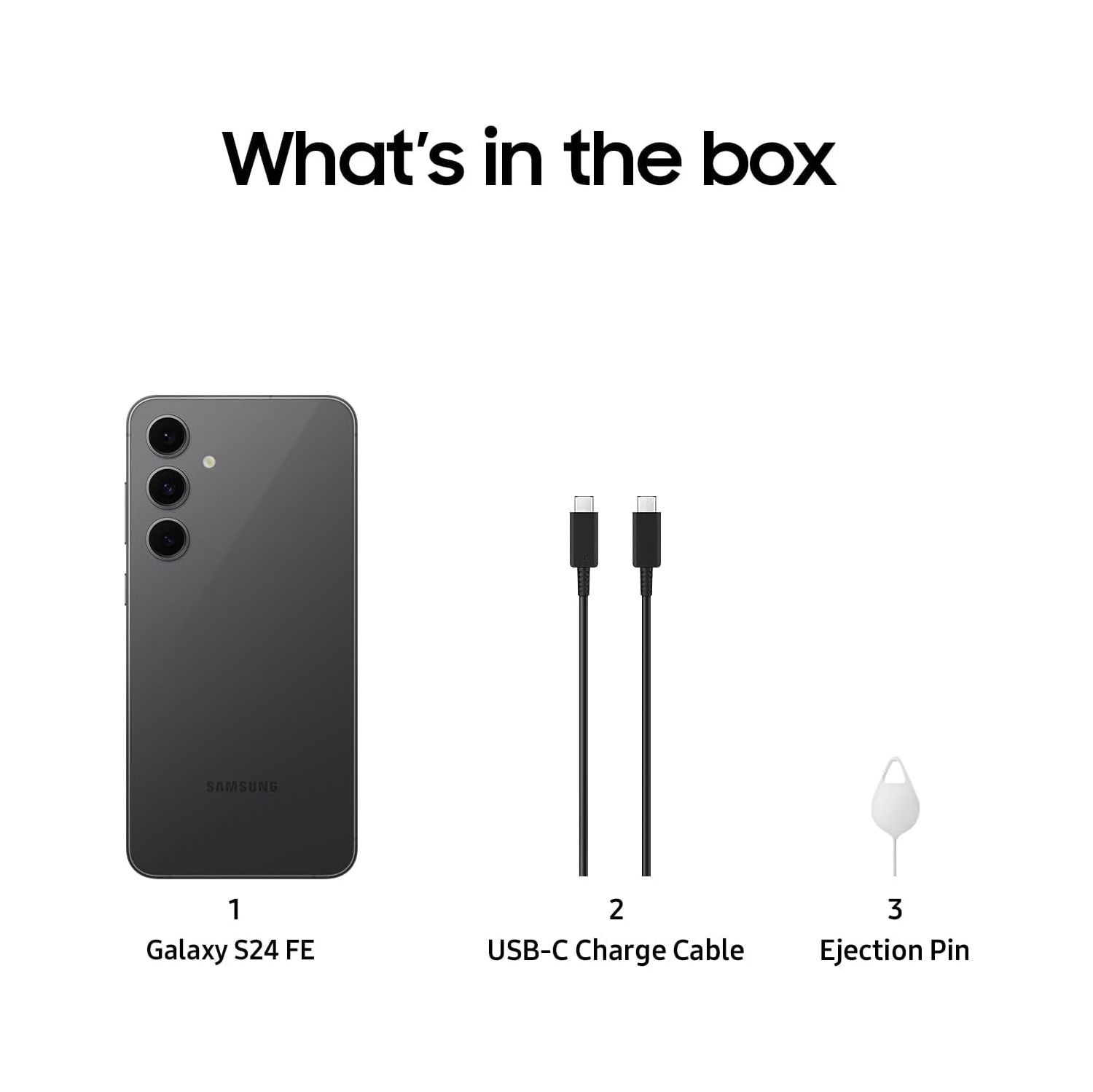 Samsung Galaxy S24 FE - Unlocked Android Smartphone, 128GB