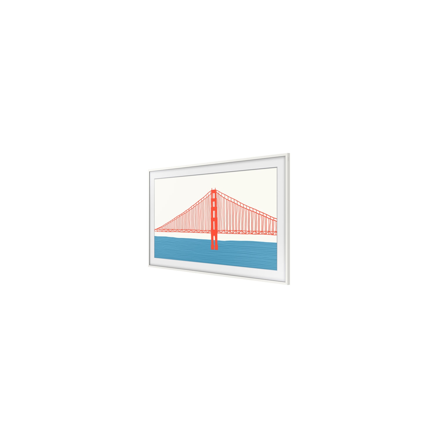 Open Box - Samsung 75" Frame Bezel for The Frame TV - White (SHIPPING IN BC LOWER MAINLAND ONLY)