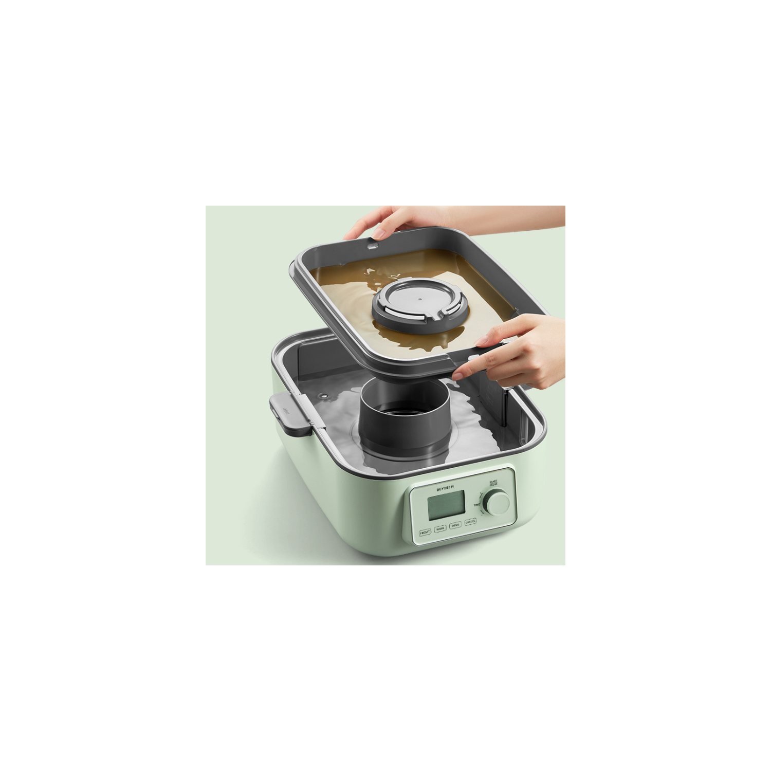 BUYDEEM G67 7-Quart Electric Food Steamer for Cooking, Multifunctional Vegetable Steamer with 6 Cooking Modes, Quick Steam, Ideal for 4-6 Servings