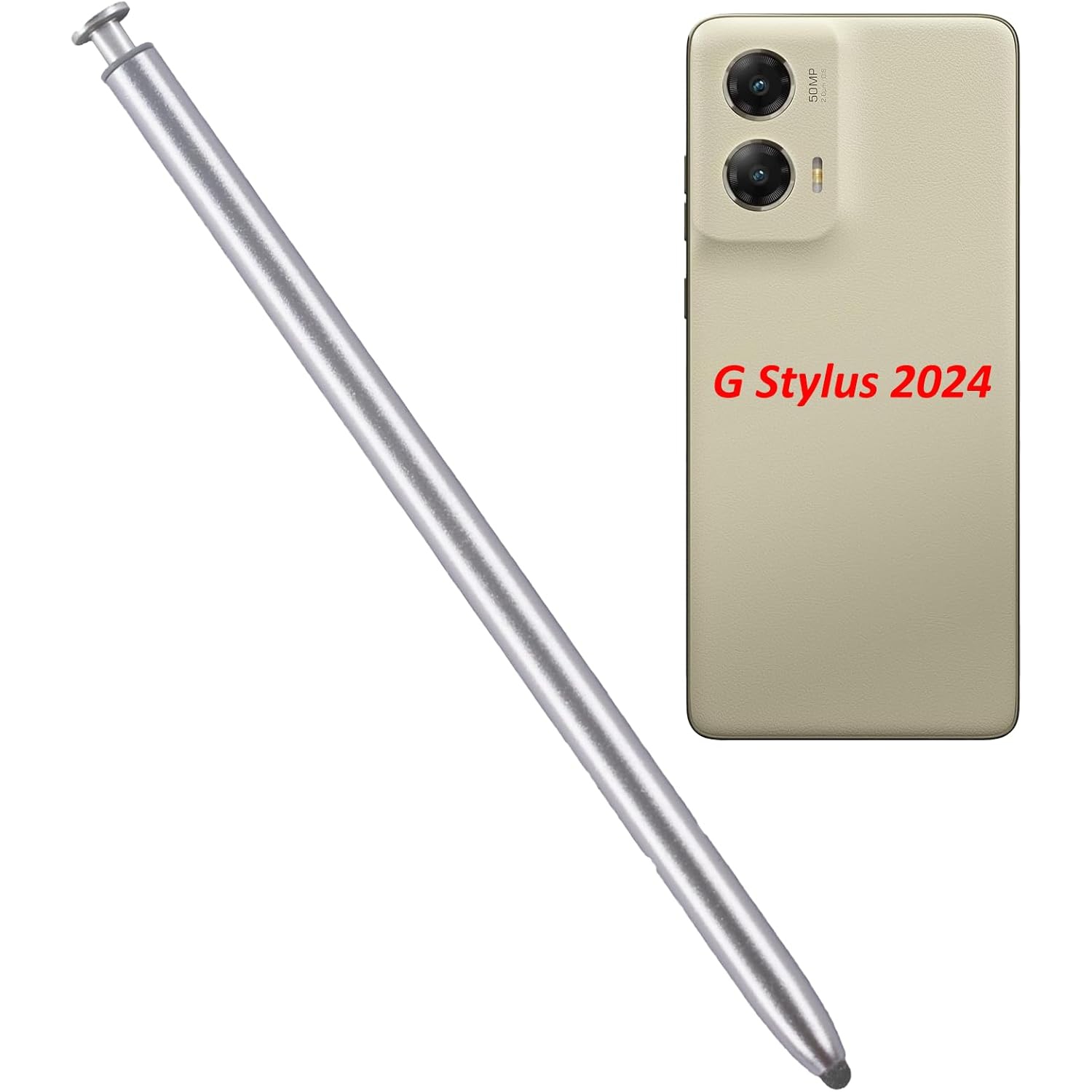 Stylus for Moto G Stylus 2024 Touch Stylus Pen Replacement for Motorola Moto G Stylus 5G(2024) All Verison Touch Stylus S Pen(Caramel Latte)