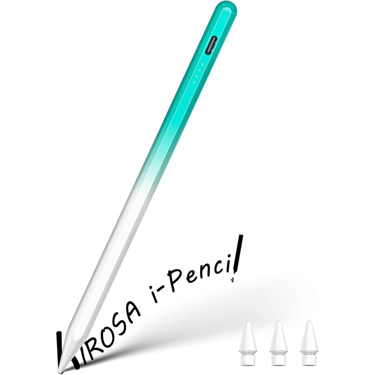 Pencil for iPad 2024-2018: Tilt Sensitivity & Palm Rejection for iPad Pencil - 12Hr Usage for iPad Pen, Magnetic Pen for iPad Compatible with iPad