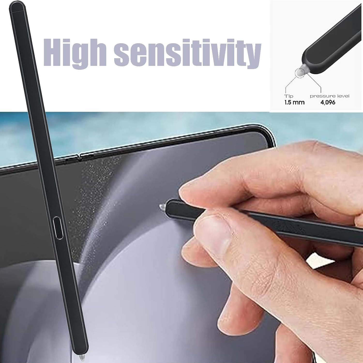 Galaxy Z Fold 6 S Pen Replacemen for Samsung Galaxy Z Fold 6 5G Fold Edition Stylus Pen with Tips/Nibs